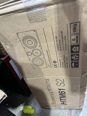 Htm61s2 B&w Bowers And Wilkins Htm61 S2 Black Ash - Center Speaker Brand New