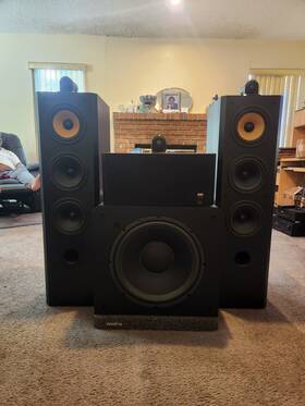 Matrix804 B&w Matrix 803 Series 2 Floor Standing Speaker Pair - Black