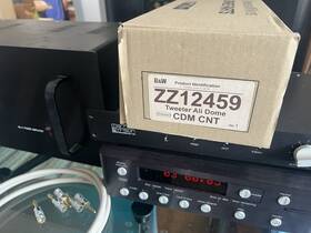 Zc12459 B&w Zz12459 Bowers Complete Tweeter Assembly For Cdm Cnt Nautilus Nla Nos