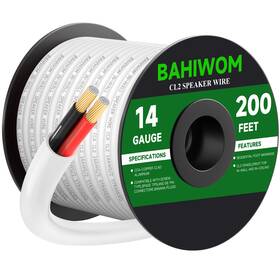 B0fm77mpjk Bahiwom 14 Gauge Wire 200ft Cl2 Low Voltage Electrical 12v/24v Dc White Jac