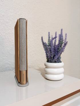 1273701 Bang & Olufsen And Beosound Emerge Wi-fi Speaker Gold Tone Light Oak Boxed 1273701 Bang & Olufsen And Beosound Emerge Wi-fi Speaker Gold Tone Light Oak Boxed