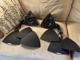 1665200 Bang & Olufsen And Beolab 4 Active Loudspeakers Black Powerlink Version