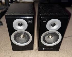Bh900 Bauhn Powered Bluetooth Bookshelf Speaker Set Lh/rh