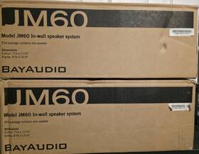 Jm60 Bay Audio Two In-wall Rectangular Speaker System - New Open Box
