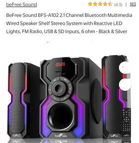 Bfs-102 Bee Free Sound Be Home Theater System