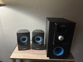 Bfs-65 Befree Sound 2.1 Ch Surround Speaker System Bluetooth 2 Speakers 1 Sub