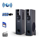 Bfs-t120-bndl Befree Sound Channel Bluetoothpowered Black Tower Speakers With 13964975345