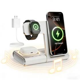B0fsr8txf9 Blke Pro 3 In 1 Wireless Charging Station With Bluetooth Speaker And Night Light 33w