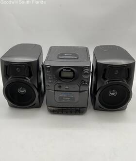 Bs7330 Bluestream Black 3 Pieces Bluetooth Mini Speaker System Not Tested