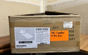 Csd1x2u Bogen Drop-in Ceiling Speaker 1 Only