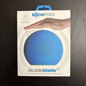 Db28blu Boompods Double Blaster 2 -bluetooth Wireless Speaker British Design Blue Db28lu