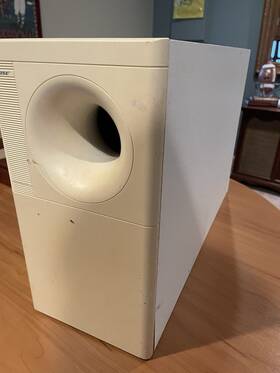 Bose 017817229203 Acoustimass 10 Series Ii 2 White Subwoofer Bose 017817229203 Acoustimass 10 Series Ii 2 White Subwoofer