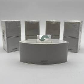Bose 017817332064 New 5 Jewel Double Cube Speakers Included Center Channel Horizontal White