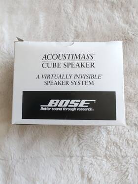 148365 Bose Genuine Acoustimass Lifestyle Dbl Dual Cube Speaker Array White