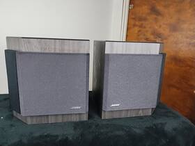 2001au208873 Bose 2001 Direct/reflecting Bookshelf Speakers Gray Wood Enclosure