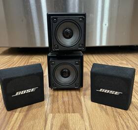 Bose 312843112629 Am-5 Dual Cube Direct Reflect Array Speaker Acoustimass Surround - Black