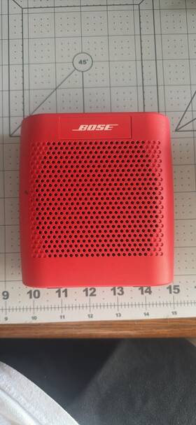415589 Bose Soundlink Color Portable Bluetooth Speaker Red Aux