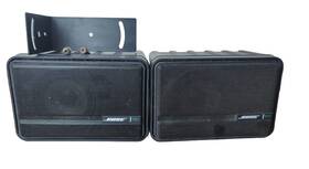 6062 Bose 151 Environmental Indoor Outdoor Speakers Black Tested Working W 1 Bracket