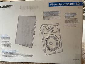 7428960200 Bose Virtually Invisible 891 In-wall Speakers White Pair . New Sealed