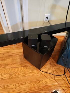 Bose 744271620382 5 Pieces - Soundtouch 300 Soundbar Acoustimass Wireless Speakers