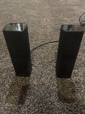 836171-0010 Bose Surround Speakers 700 Wireless Satellite Bookshelf Pair - Black