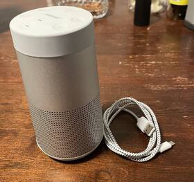 858365-0300 Bose Soundlink Revolve Portable Bluetooth Speaker - Luxe Silver Sound