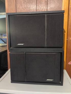 99449 Bose Pair Of Two 201 Series Iii Direct Reflecting Bookshelf Speakers Black