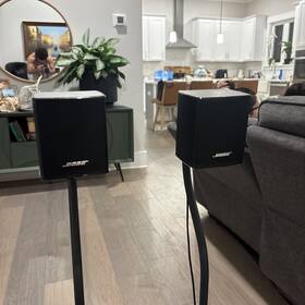 Bss120vblkbn1 Bose Surround Speakers With Stands - Black