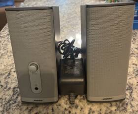 C3546b Bose Companion 2 Series Ii Bookshelf Speakers Black/silver With Power Adapter