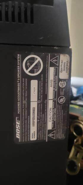 C9650 Bose Powered Acoustimass 9 Speaker System Wired 350w Black