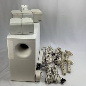 20240507 Bose F.6 C/20240507/cb.13 Acoustimass 6 Series I Speaker System 5 Single Cubes All Cables 5.1 Tested