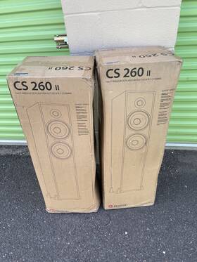 Bocs260ii Boston Acoustics Classic Ii Cs260 Floor Standing Speaker Black Walnut