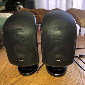 31046 Bowers & Wilkins And M-1 Satellite Speaker - Matte Black These Sound Incredible 31046 Bowers & Wilkins And M-1 Satellite Speaker - Matte Black These Sound Incredible