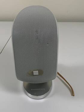 Bowers & Wilkins 714346300532 B&w And M-1 Mini Theatre Satellite Speaker Matte White Silver