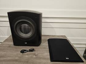 Asw825 Bowers & Wilkins And Asw 825 Powered Subwoofer -black - B&w Tested See Demo Video
