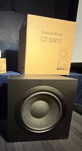 Ctsw15 Bowers & Wilkins And Custom Theatre 15 Inch Passive Subwoofer Black