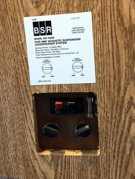 1550r Bsr 1550s Speaker System Dr In Excellent Condition