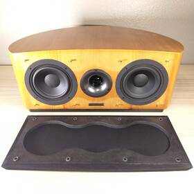 Enc0873 Cabasse Altura Sena Center Channel 2-way 8 Ohms Cherry Wood Speaker - Audiophile