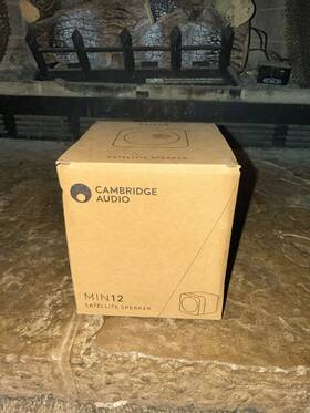 Minxmin12 Cambridge Audio New Minx Min 12 Compact Satellite Shelf Surround Speaker Black