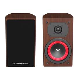 La14e Cerwin-vega Home Audio La14 4 Inch 2-way Bookshelf Speakers Expresso