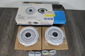 Cmg1620r Clarion New Old Stock Pair 6.5 White Marine Speakers 90w Peak 35w Rms Cmg1620r Clarion New Old Stock Pair 6.5 White Marine Speakers 90w Peak 35w Rms