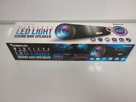 Csp-3700 Cobaltx Wireless Led Light Up Sound Bar Speaker Aux Fm Usb Bass Music
