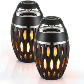 Daoce 724725197431 Outdoor Bluetooth Speakers Gifts For Men Him Tiki Torch Lantern Wireless Sp