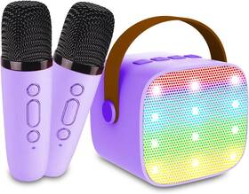 K1-2mic-purple Darkant K1-2mic Portable Bluetooth Karaoke Speaker With 2 Wireless Microphones K1-2mic-purple Darkant K1-2mic Portable Bluetooth Karaoke Speaker With 2 Wireless Microphones