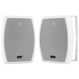 Io655wt Dayton Audio 848791000256 6-1/2 Inch 2-way 70v Indoor/outdoor Speaker Pair White
