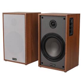 70-watt-continuous Dayton Audio B65awood B65a Bluetooth Powered Bookshelf