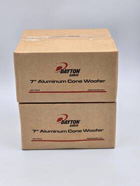 Da175-8 Dayton Audio - 7 Inch Aluminum Cone Woofer 8 Ohm Pair New In Box