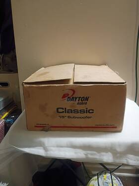 Dayton Audio Dcs385-4 Classic 15 Inch Subwoofer 4 Ohm