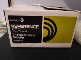Rs180p-8 Dayton Audio Reference Woofer 7 Inch Paper Cone