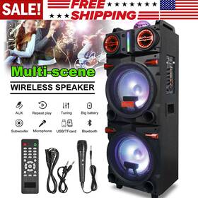 Dy056 Dazone Dual 10ftft Subwoofer Remote Eq Loud Boom Box Stereo Sound System Speaker Party Dy056 Dazone Dual 10ftft Subwoofer Remote Eq Loud Boom Box Stereo Sound System Speaker Party